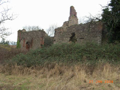 
The ruins of Cleppa Park house, August 2008